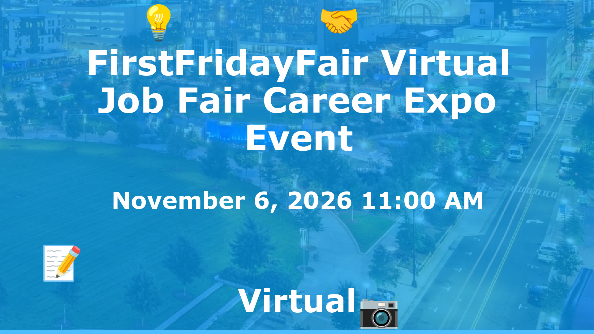 FirstFridayFair Virtual Job Fair Career Expo Event event image